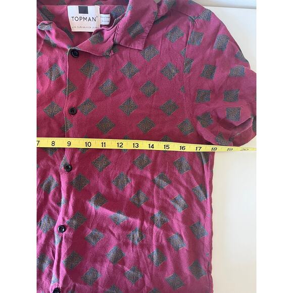 Topman Geo Slim Fit Shirt - Picture 8 of 11